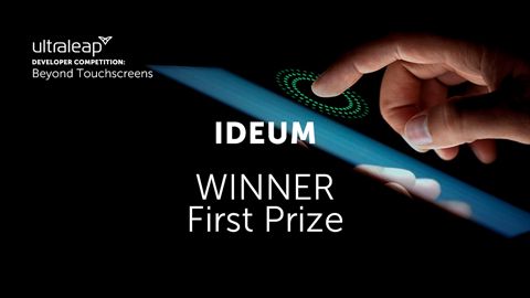 Ideum Tops the Ultraleap Beyond Touchscreens Developer Competition